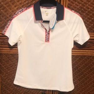 New Greg Norman Sz Med Golf/ Tennis Shirt